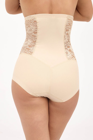 Gaia 024 figi modelujące wysoki stan, gładka mikrofibra beżowy