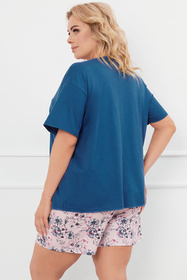 Piżama Italian Fashion Sagitta kr.r. kr.sp. jeans/druk