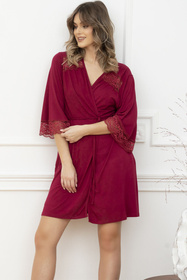 Szlafrok Italian Fashion Samaria r.3/4 wino