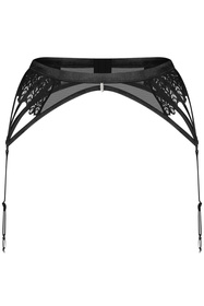 Pas do pończoch niski Obsessive Donarella garter belt black 