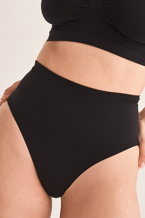 Gabriella Hi-Leg Shapewear wysokie figi modelujące black