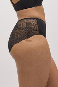 Ysabel Mora 10780 Majtki wysokie figi, black