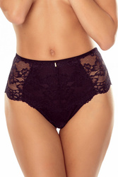 Lapinee 5039 Elif wysokie stringi wygodne dopasowanie czarny