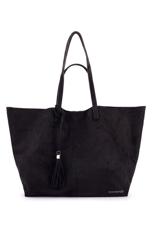 Vivisence T0034 torebka na ramię shopper z magnesem czarny