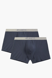 Atlantic 2BMH-012 bokserki 2-pack modal i bawełna pima biały
