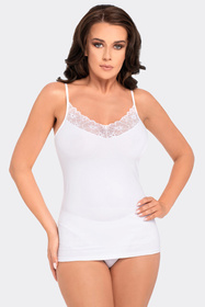 Koszulka na ramiączkach Babell Theresa biały 