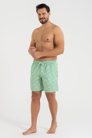 Moraj KSZ2600-006 bermudy kąpielowe szybkoschnące patt 1-green