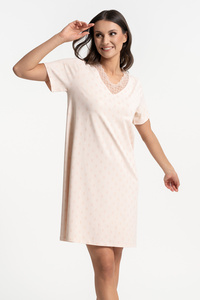 Moraj PDK2900-017 koszula nocna z koronką patt 1-pink