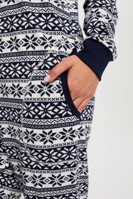 Italian Fashion Alaska dł.r. dł.sp. Nocna kombinezon, granat
