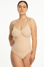 Body wyszczuplające Julimex 421 Seamless Body beżowy