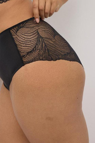 Ysabel Mora 10780 Majtki wysokie figi, black