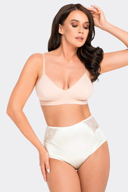 Majtki wysokie figi Babell BBL 103 ecru 