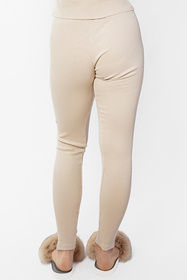 Komplet legginsy + bluzka Dkaren Halima-Kpl beż