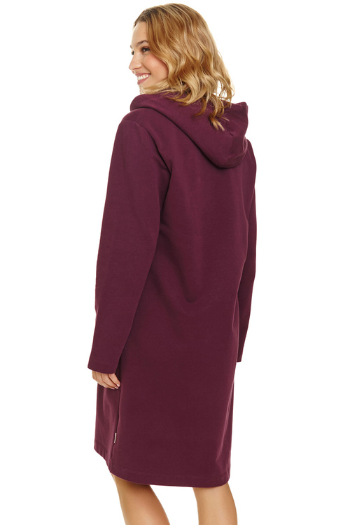 Szlafrok Doctor Nap SMZ.7107 burgundy