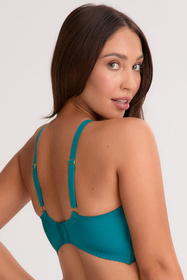 Biustonosz miękki Bella Misteria 62-136 Szmaragdowa Otchłań zielony