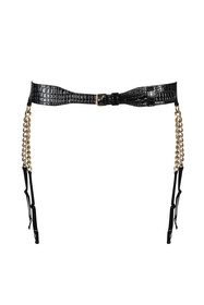 Obsessive A767 garter belt Pas do pończoch niski, czarny