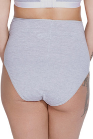 Mitex Mama Belly Majtki wysokie figi, grey