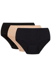 Figi Vivisence 4001 3-pack czarny/beżowy/granatowy