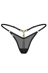 Obsessive Lopelly stringi regulowane paski i siateczka black