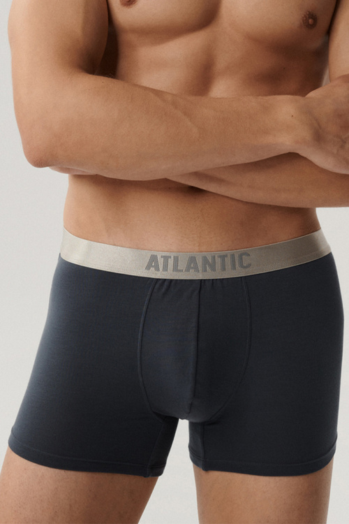 Atlantic 2BMH-012 bokserki 2-pack modal i bawełna pima biały