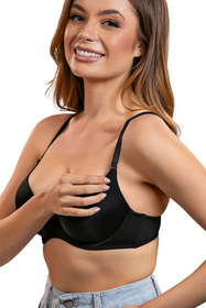 Vivisence 1041 Biustonosz push-up, czarny