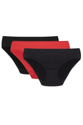 Figi Vivisence 4003 3-pack czarny/czerwony/granatowy