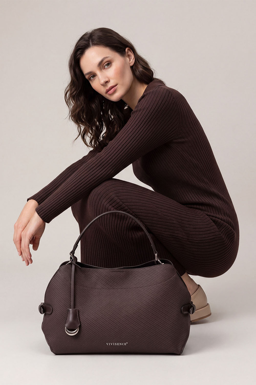 Torebka do ręki Vivisence T0028 brązowy