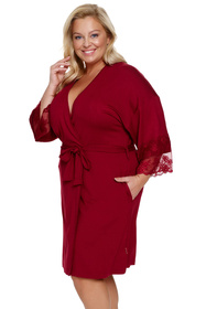 Szlafrok Doctor Nap SWW.7261 burgundy red