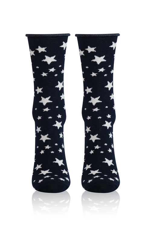 Skarpety za kostkę Italian Fashion Libra granat/ecru