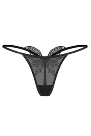Obsessive Veyane thong stringi z koronką black
