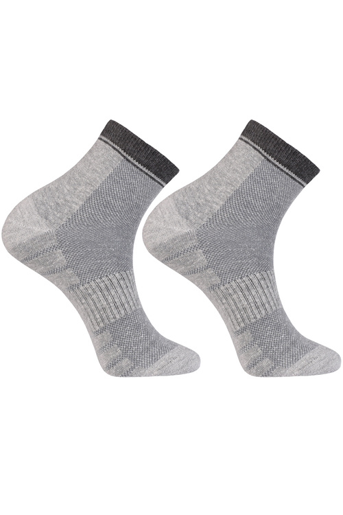 Skarpety Moraj CSM180-051 patt 2-grey melange 