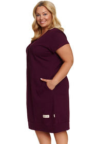Koszula Doctor Nap TCB.4348 burgundy