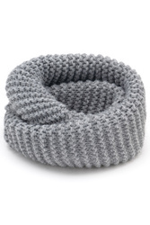 Pamami 17251 komin dziecięcy dzianinowy jasnoszary