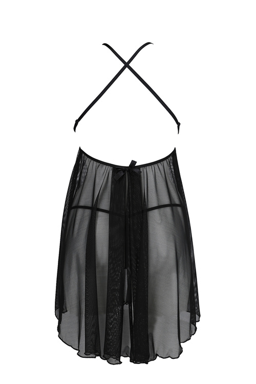 Nocna komplet koszulka + stringi Avanua Leslie chemise black