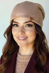 Czapka Vivisence 70115 beżowy