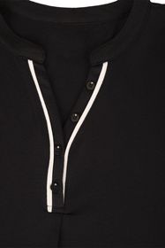 Vivisence 2062 koszula nocna rozpinana czarny