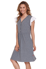 Koszula Doctor Nap TCB.9914 dark grey 