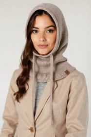 Kaptur balaclava Vivisence 70111 beżowy