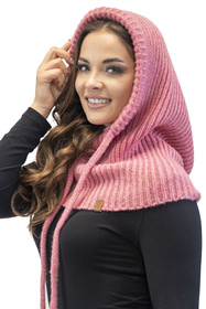 Kaptur balaclava Vivisence 70102 różowy