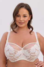 Biustonosz półusztywniany Gaia 1134M Keto Maxi ecru-mokka