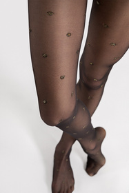 Fiore Confetti 20 DEN G6060 Wyrób pończoszniczy rajstopy, black