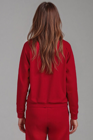 Vivisence 9004 bluza nierozpinana z okrągłym dekoltem czerwony