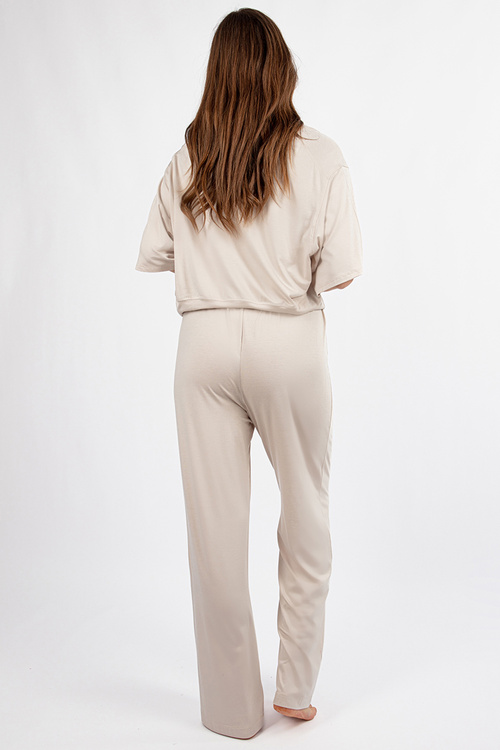 Komplet bluza+spodnie Dkaren DK-K-B20 ecru