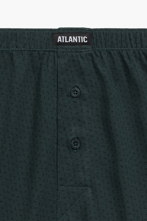 Bokserki Atlantic 2MBX-059 2-pak czarny/szmaragdowy