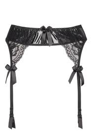 Axami V-6472 Noir Pas do pończoch niski, czarny