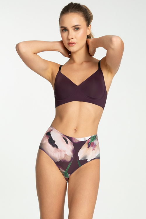 Wysokie figi Julimex Simple Maxi velvet bloom