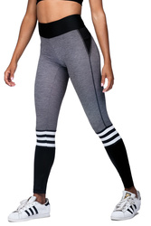 Legginsy fitness Reviver L9026/0 szary