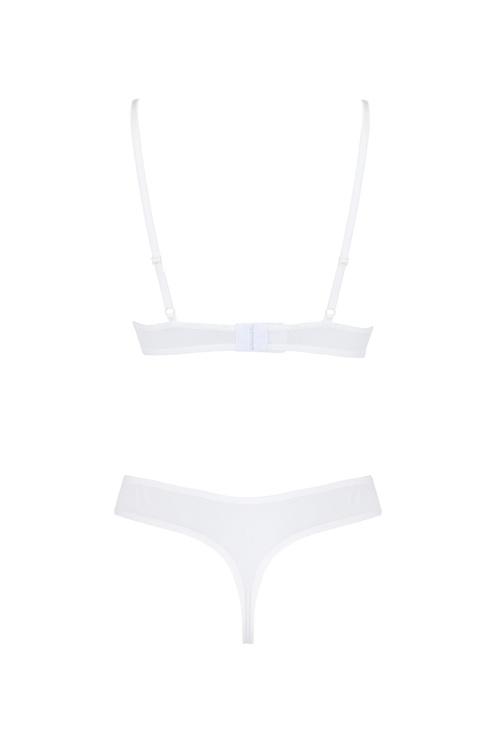 Nocna komplet biustonosz + stringi Avanua Adelina set white