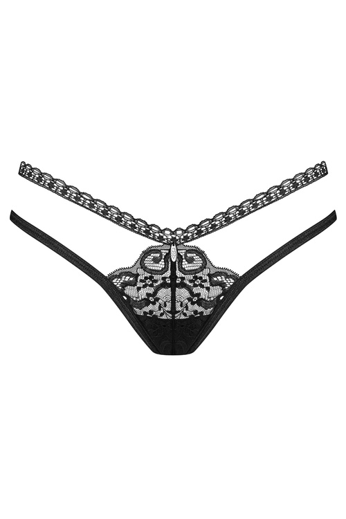 Stringi Obsessive Blomentis thong czarny 