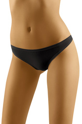 Wol-Bar Soft Simple Majtki stringi, czarny